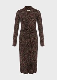 Hatty Jersey Dress, Black Multi, hi-res