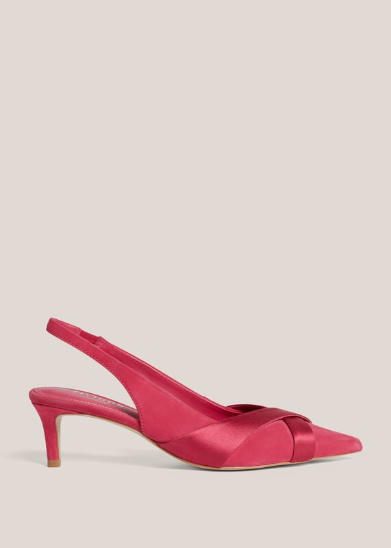 Renee Suede Slingbacks