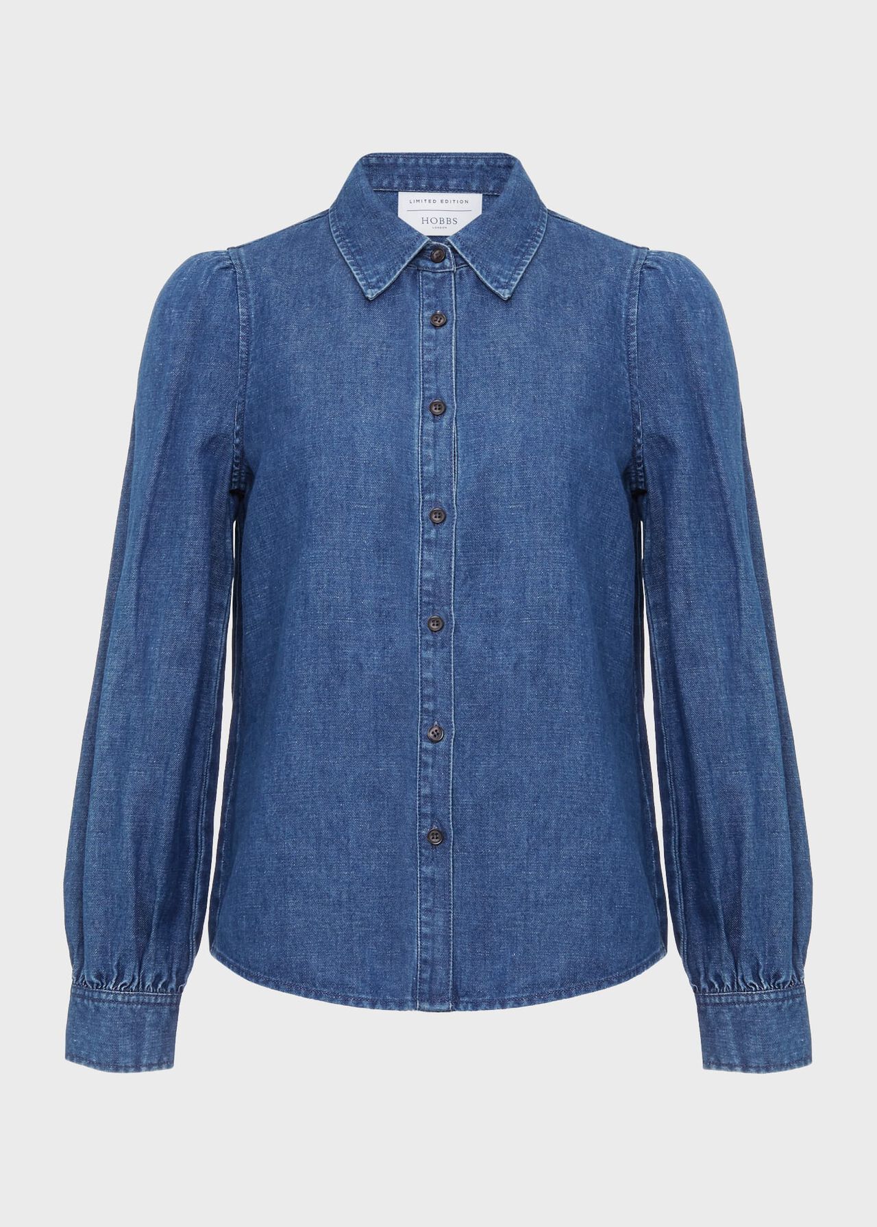 Wetherby Denim Top, Mid Wash, hi-res