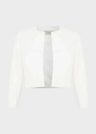 Elize Textured Jacket, Ivory, hi-res