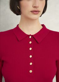 Fara Knitted Shirt, Rowan Red, hi-res