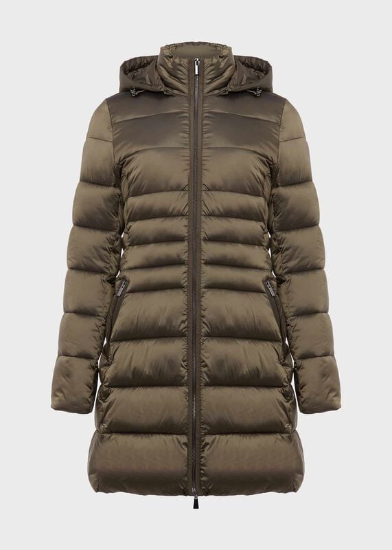 Danika Long Puffer Jacket With Hood