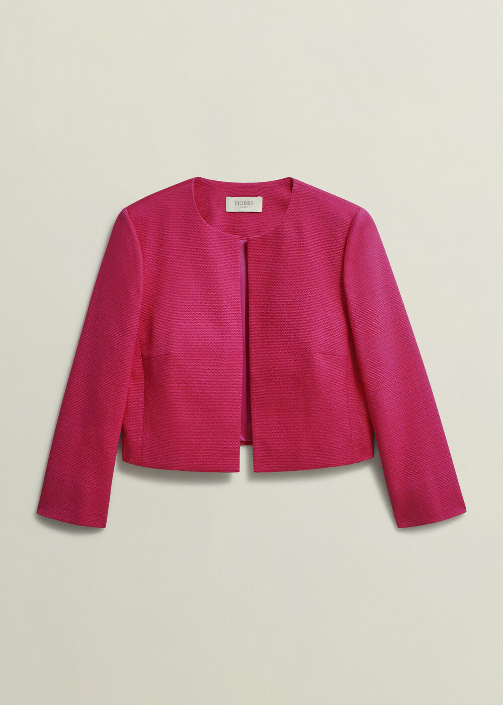 Elize Textured Jacket, Zinnia Pink, hi-res