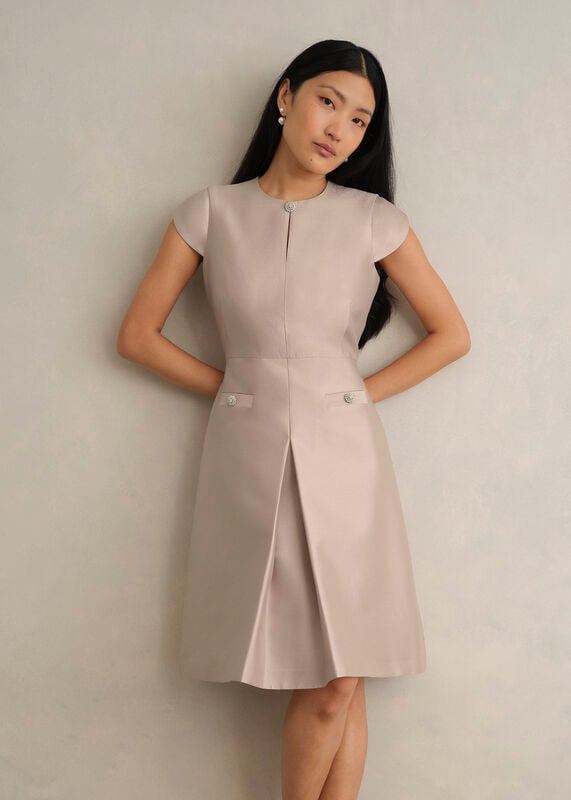 Avery Wool Silk Dress