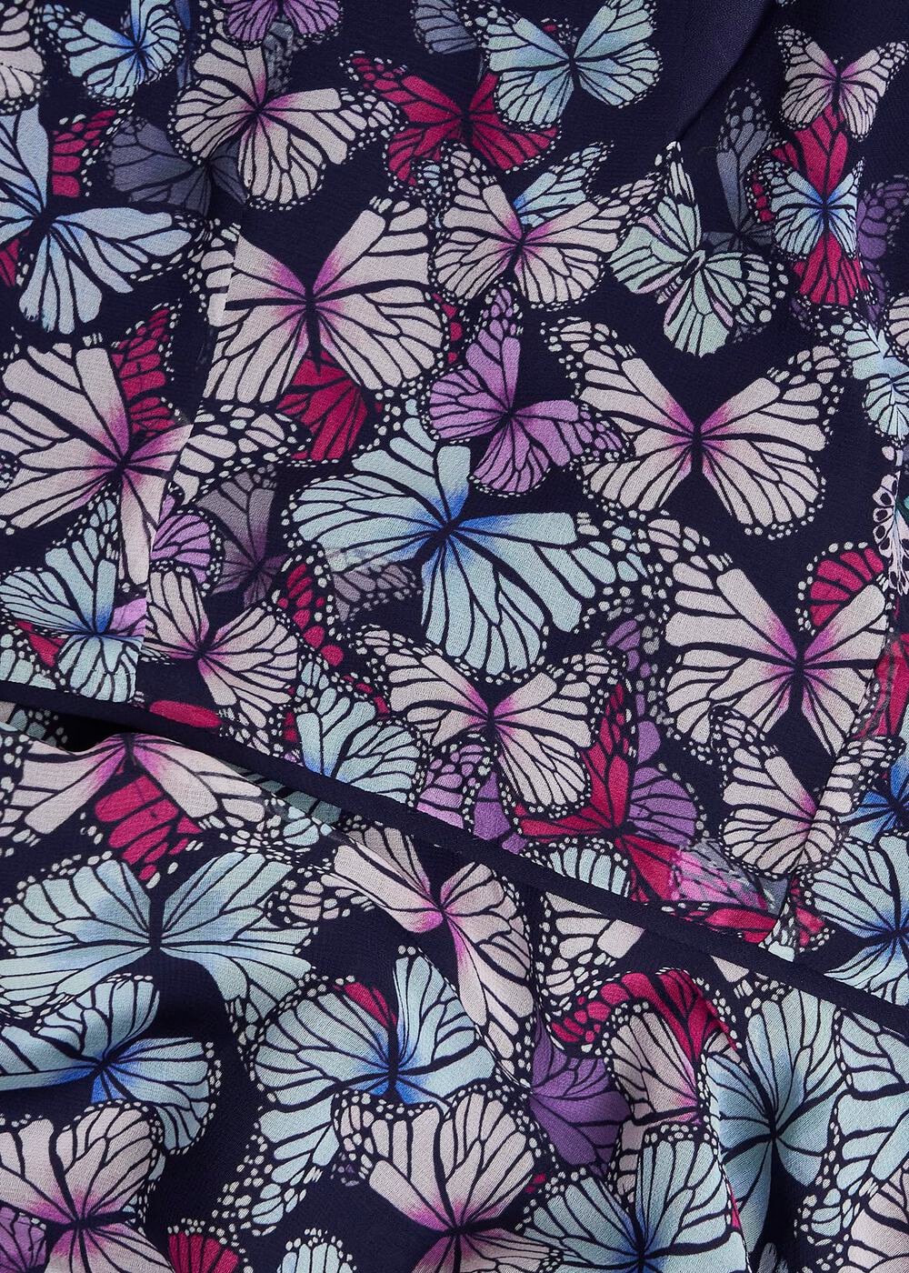 Petite Aurora Dress, Midnight Multi, hi-res