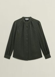 Lucia Blouse, Woodland Green, hi-res
