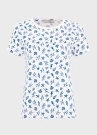 Pixie Printed T-Shirt, Ivory Blue, hi-res