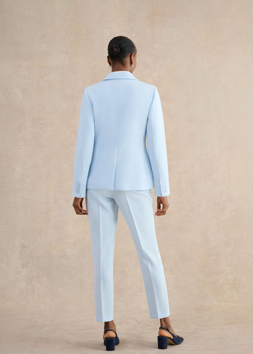 Keighley Blazer, Pale Blue, hi-res