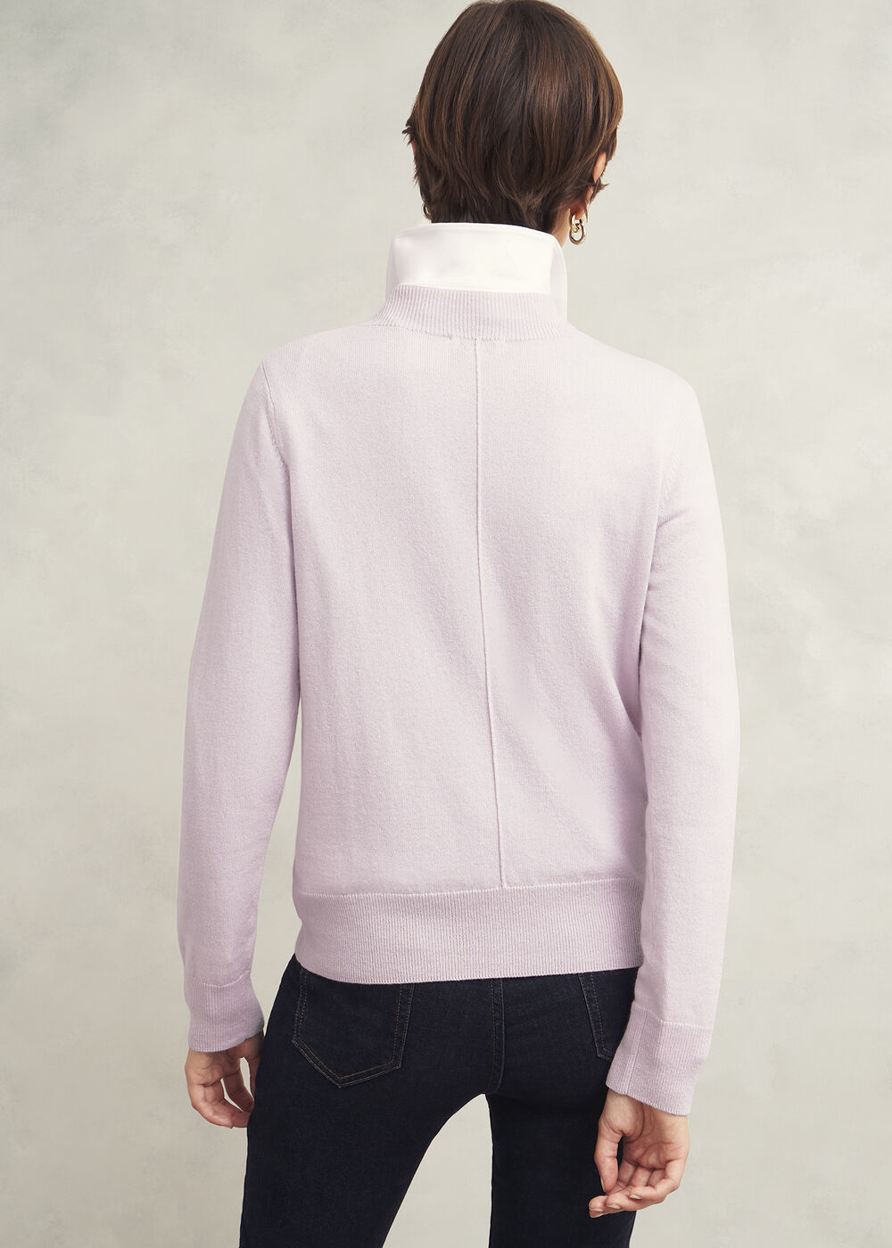 Indah Jumper With Cashmere, Dusted Pink, hi-res