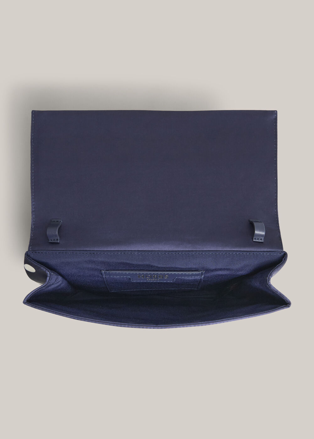 Renata Polka Dot Clutch, Midnight Ivory, hi-res