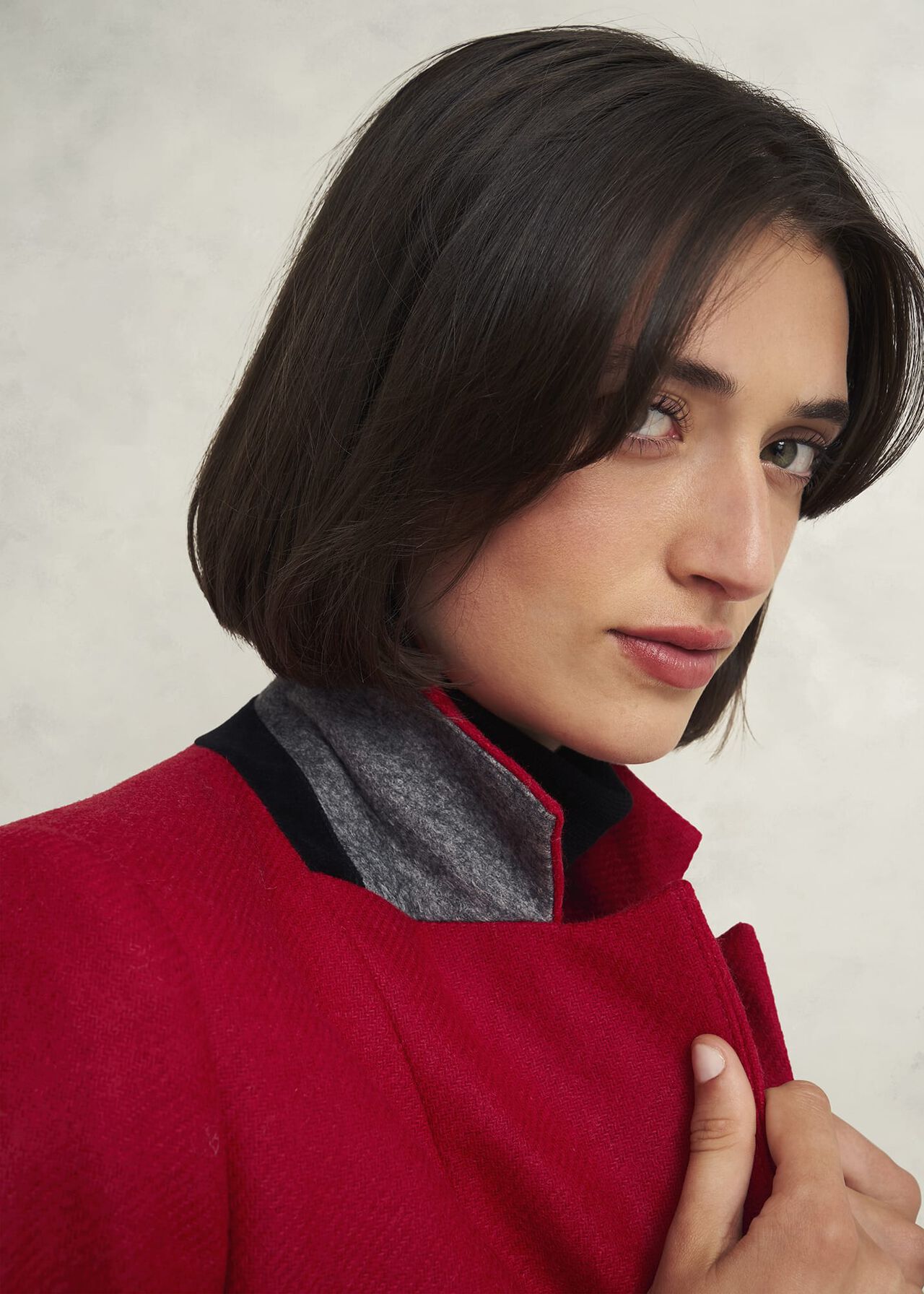 Jess Wool Jacket, Pomegranate Red, hi-res
