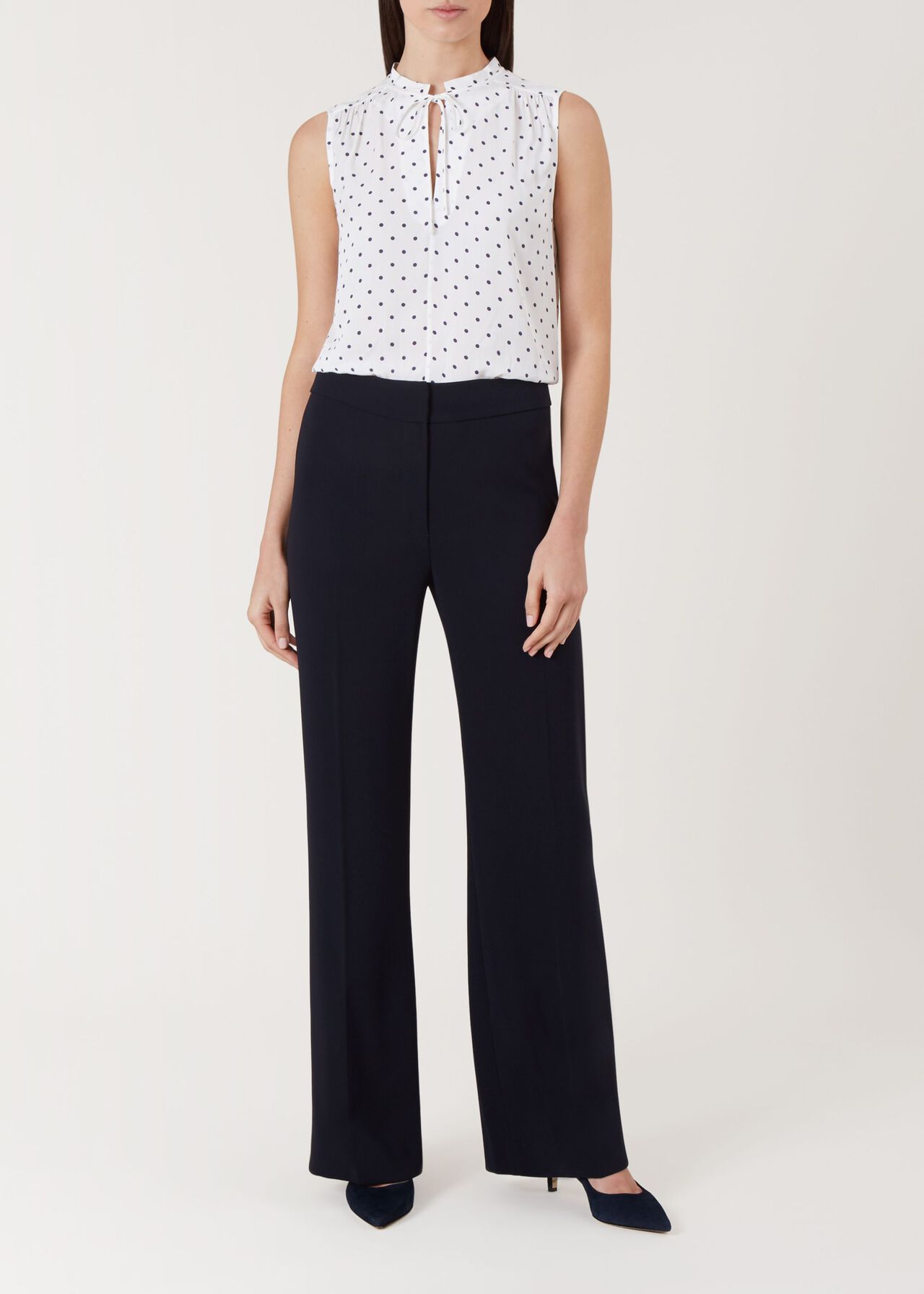 Cait trousers, Navy, hi-res