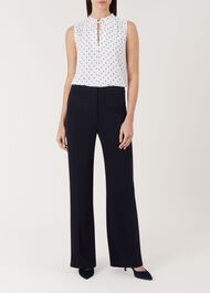 Cait trousers, Navy, hi-res