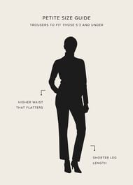 Petite Mel Wide Pants, Navy, hi-res