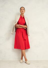 Sandra Dress, Begonia Red, hi-res
