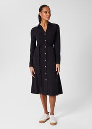 Carolyn Jersey Dress, Navy, hi-res