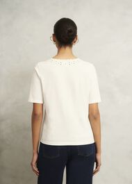 Kristen Cotton Top, Hobbs Ivory, hi-res