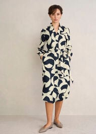 Petite Alisa Dress, Blue Sandstone, hi-res