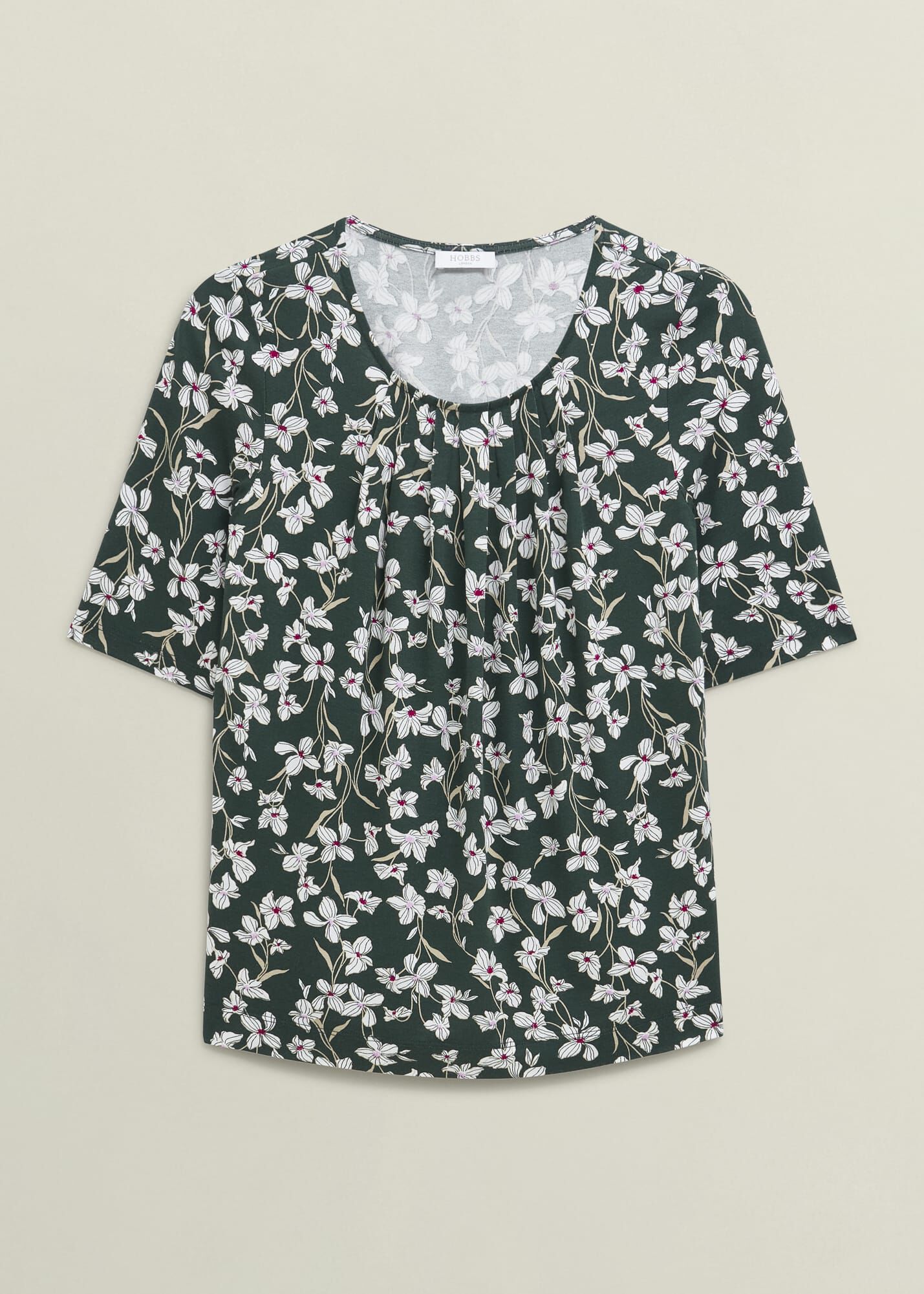 Jacqueline Print Top | Hobbs UK |