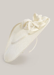 Elaina Fascinator, Warm Ivory, hi-res