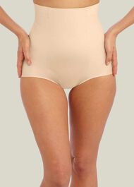 Moderate Control High Waist Slimming Brief, Frappe, hi-res