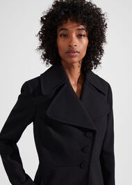 Dorothea Coat, Black, hi-res