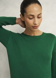 Devora Knitted Dress With Cashmere, Verdent Green, hi-res