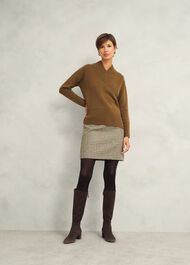 Becky Wool Blend Sweater, Toffee, hi-res