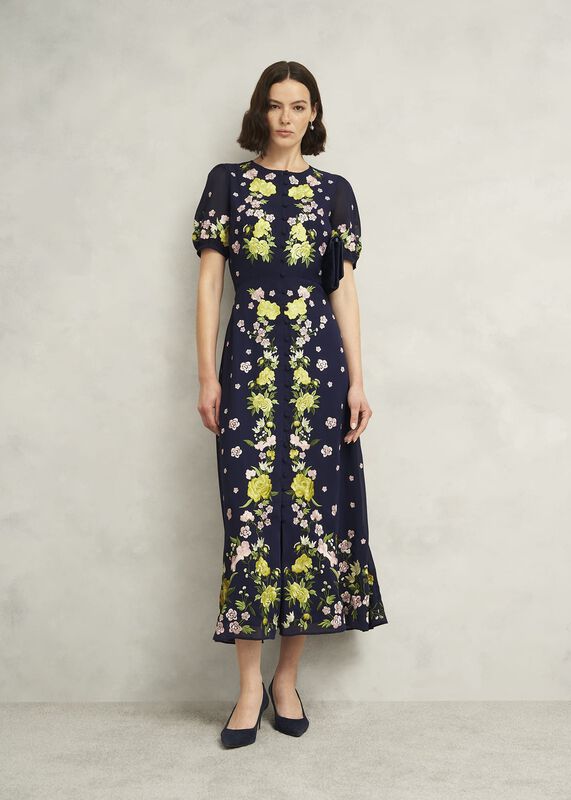 Petite Elva Embroiderd Dress