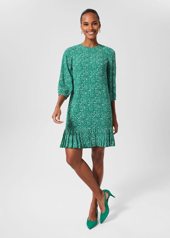 Liana Spot A Line Dress