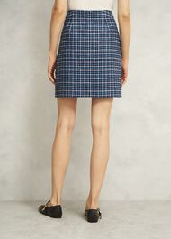 Molly Wool Kilt Skirt, Blue Multi, hi-res