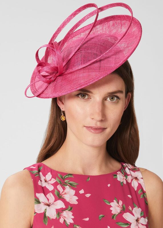 Shona Fascinator, Fiesta Pink Shona Fascinator