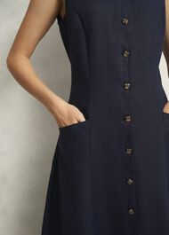 Carmen Dress, True Navy, hi-res