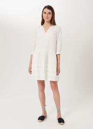 Maia Dress, White, hi-res