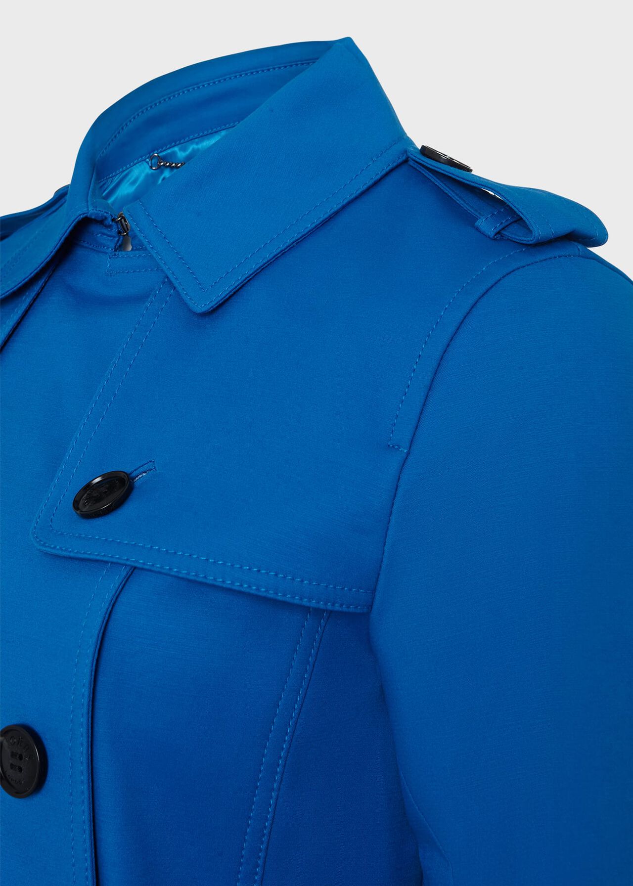 Petite Saskia Trench, Imperial Blue, hi-res