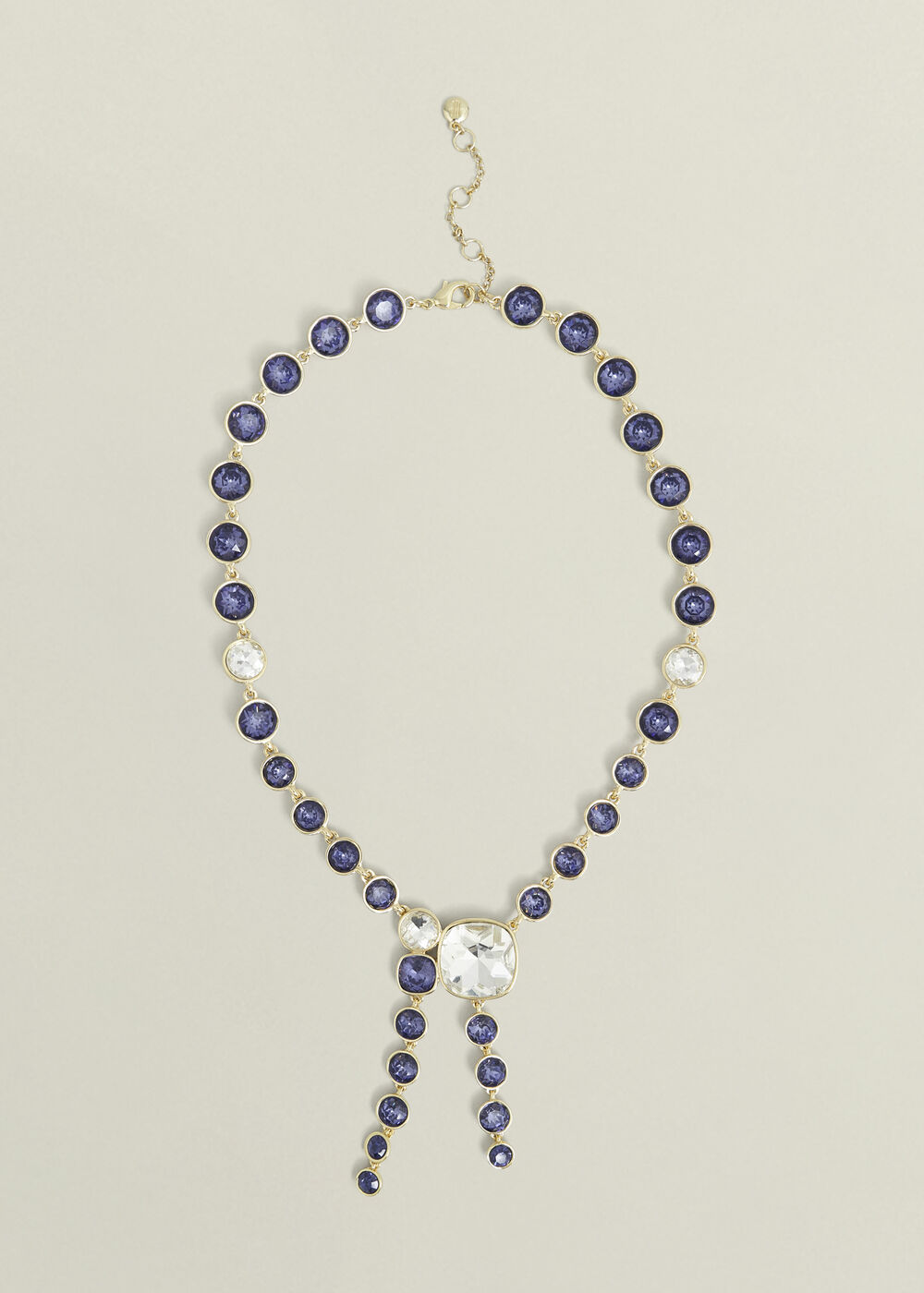 Amica Necklace, Navy Gold, hi-res