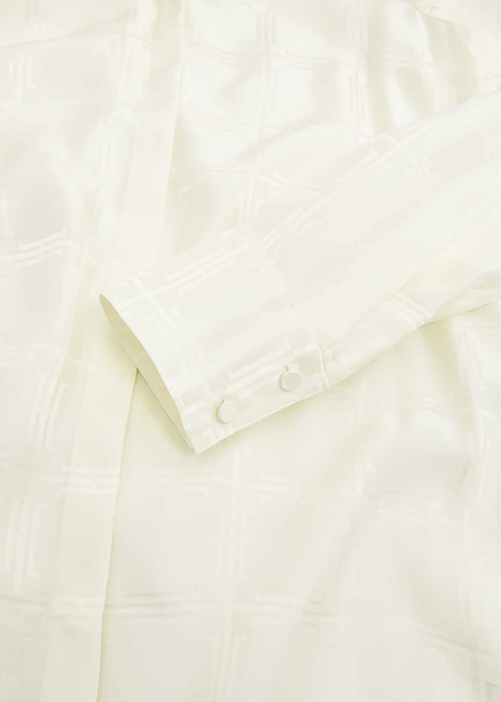 Sloane Silk Blouse, Ivory, hi-res