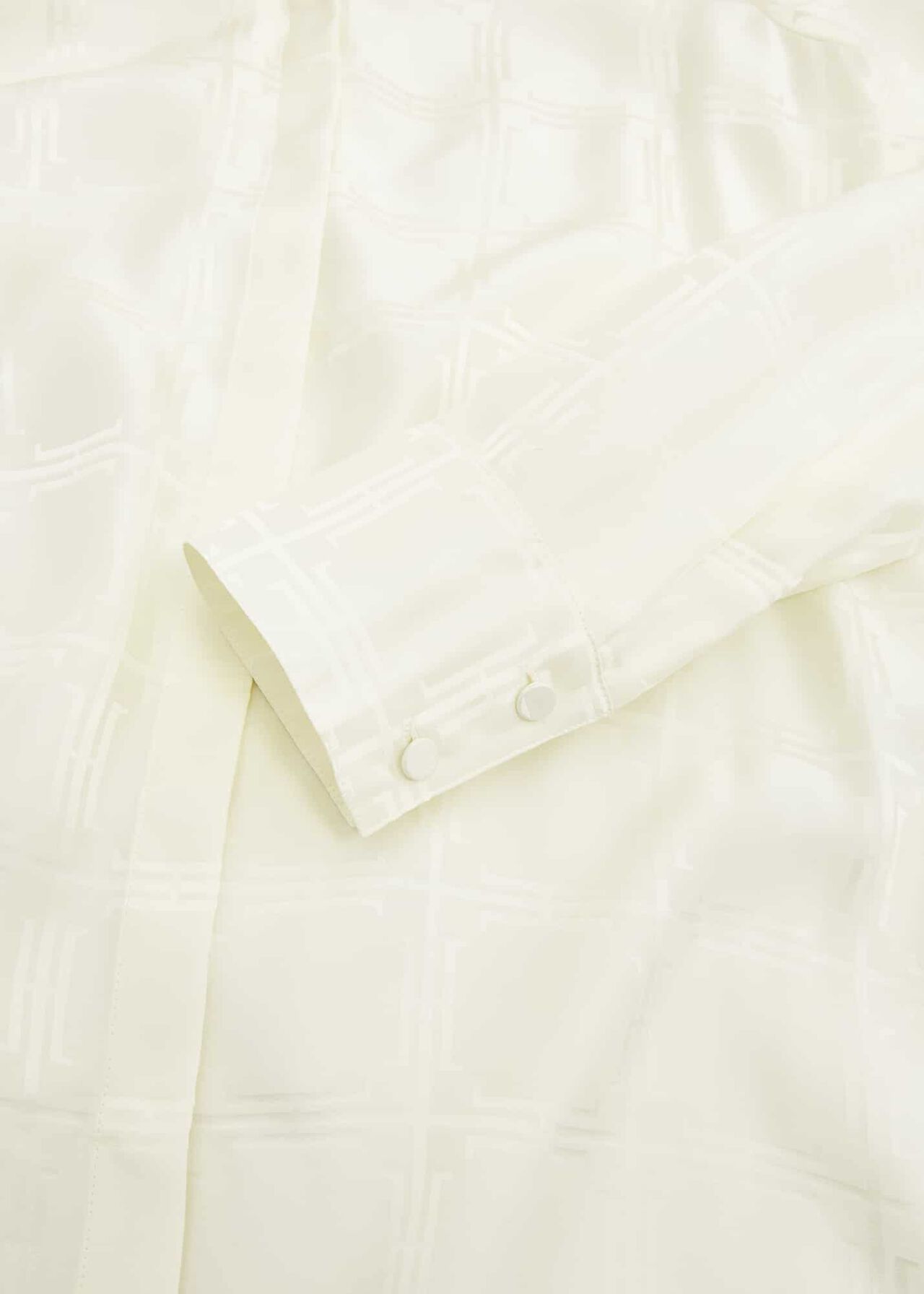 Sloane Silk Blouse, Ivory, hi-res