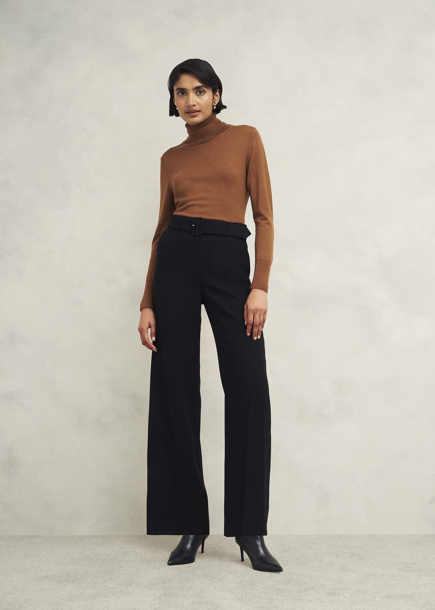 Barbara Bootcut Jeans In Plus Size With Side Slits - Olympus