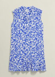 Janey Dress, Blue Ivory, hi-res