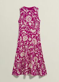 Petite Marylise Jersey Dress, Pink Cream, hi-res