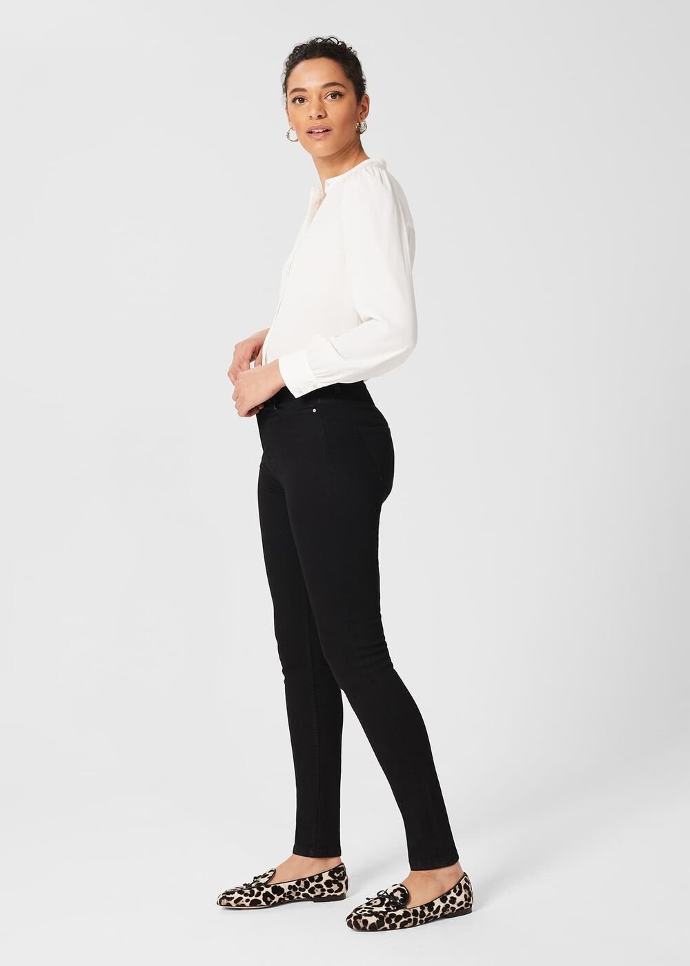 Gia Sculpting Jeans With Stretch, Black, hi-res