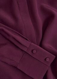 Mimi Silk Blouse, Warm Plum, hi-res