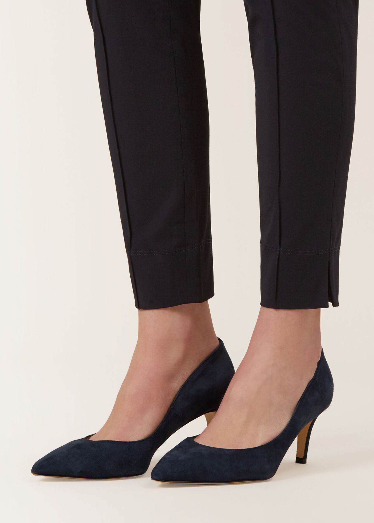 Adrianna trousers With Stretch, Navy, hi-res