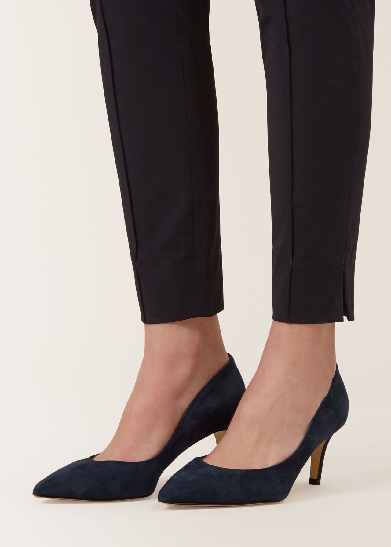 Adrianna Pants With Stretch, Navy, hi-res