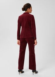 Blake Cord Blazer, Dark Red, hi-res