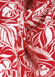 Essie Printed Blouse , Magenta White, hi-res