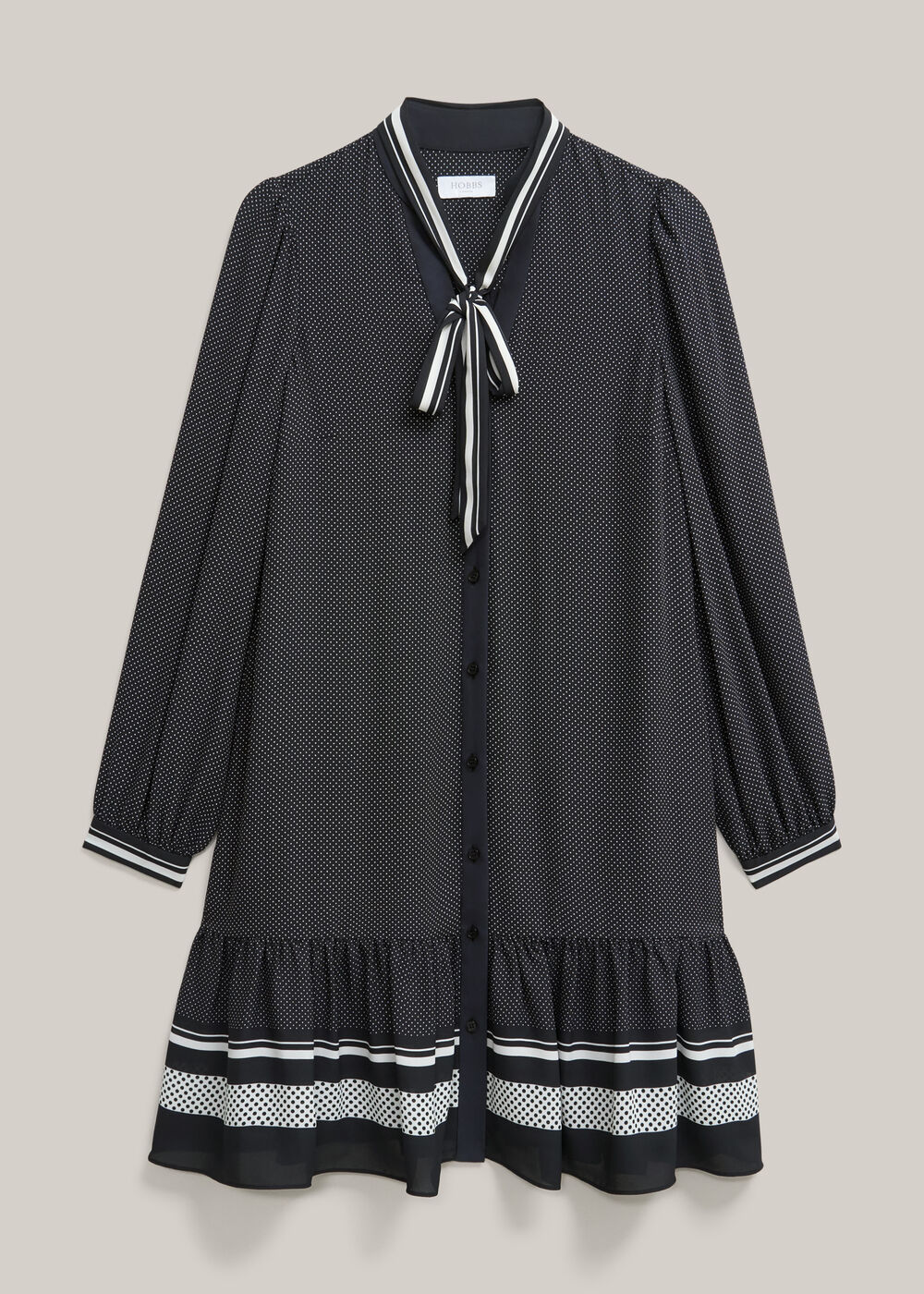 Valerie Dress, Navy Ivory, hi-res