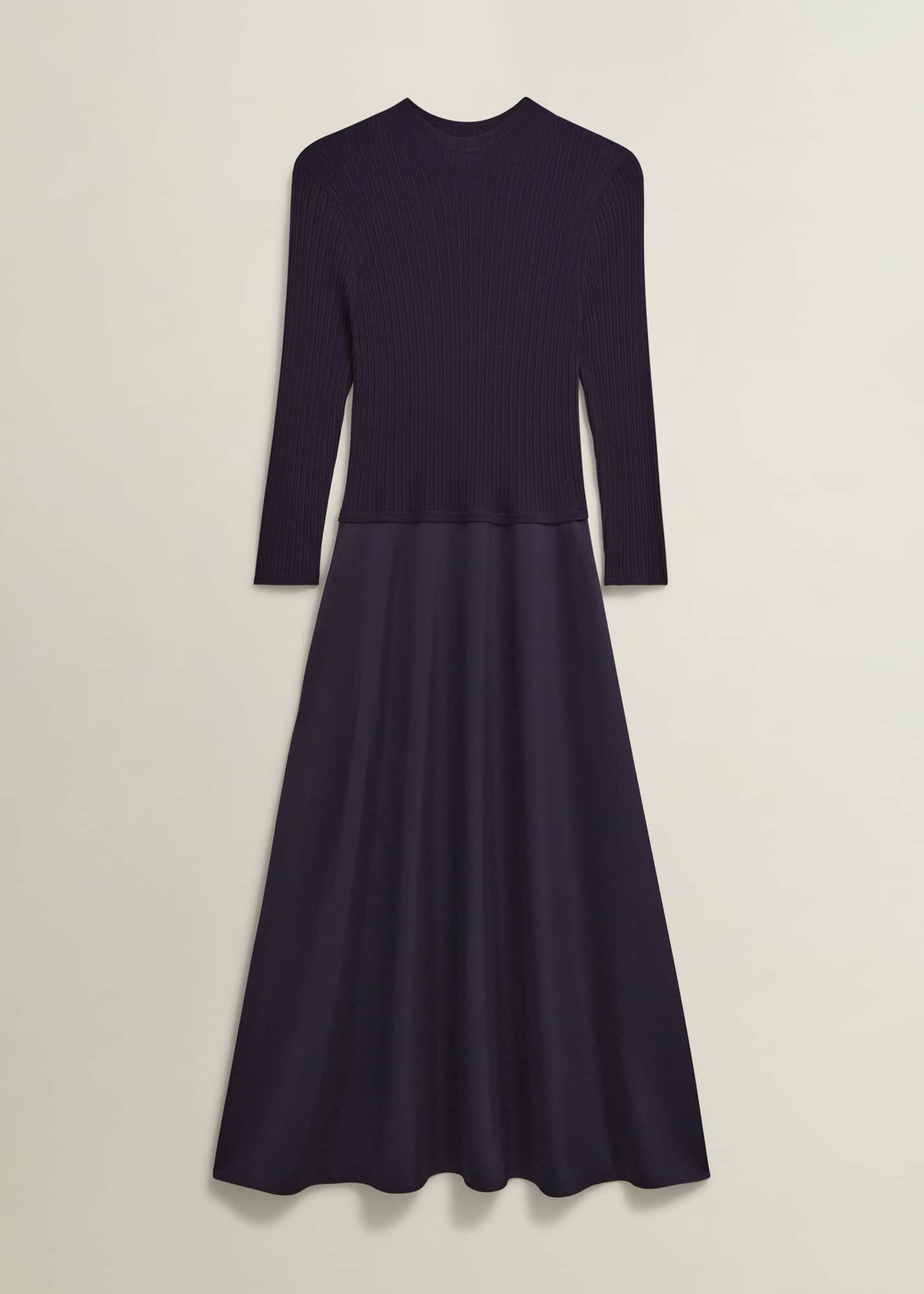 Trina Satin Knitted Dresses | Hobbs UK |