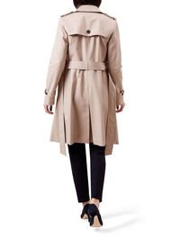 Saskia Water Resistant Trench Coat, Clay, hi-res